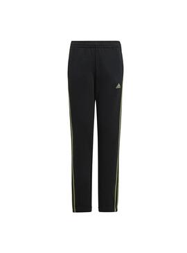 Pantalon Niño/a adidas 3S Fl Negro Verde