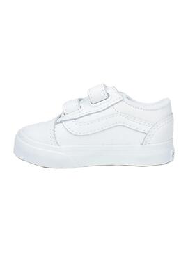 Zapatilla Baby Vans Old Skool V Blanca