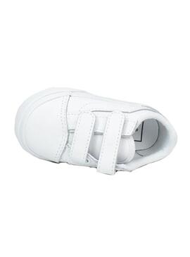 Zapatilla Baby Vans Old Skool V Blanca