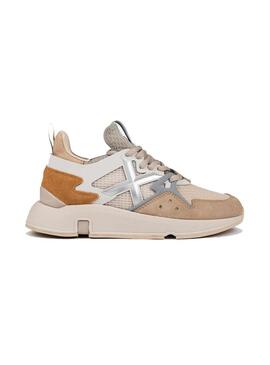 Zapatilla Mujer Munich Clik Beige