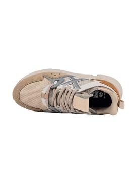 Zapatilla Mujer Munich Clik Beige