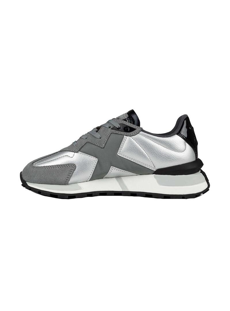 Zapatilla Mujer Munich Soku Gris Plata