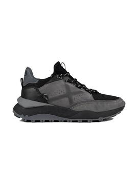 Zapatilla Hombre Munich Doro 51 Negro Gris