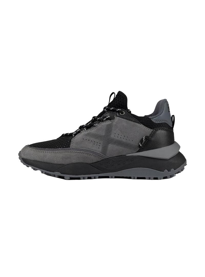 Zapatilla Hombre Munich Doro 51 Negro Gris