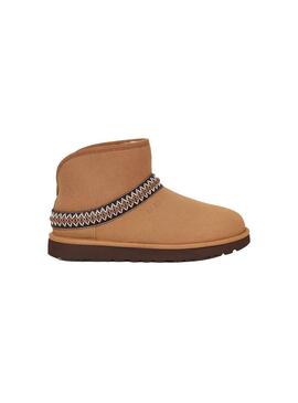 Bota Mujer Ugg Classic Mini Crescen Chestnut