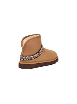 Bota Mujer Ugg Classic Mini Crescen Chestnut