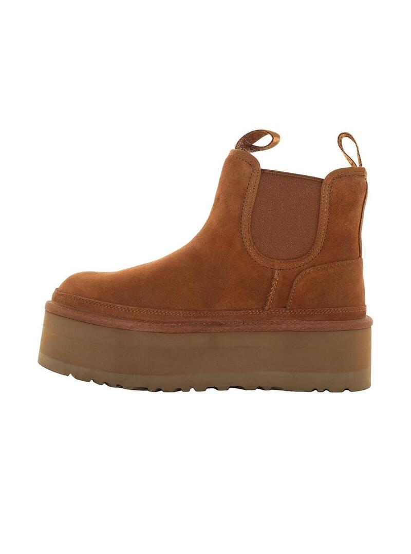 Bota Mujer Ugg Neumel Platform Chelsea Chestnut