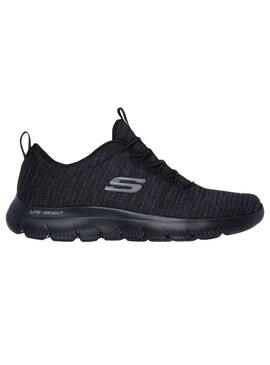 Zapatilla Skechers Hombre Summits Negro