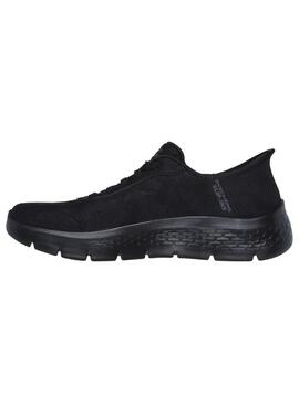 Zapatilla Mujer Skechers Go Walk Negra piel