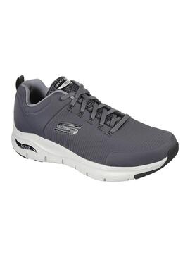 Zapatilla Hombre Skechers Arch Fit-It Gris Oscuro