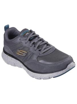 Zapatilla Skechers Hombre Flex Advantage 5.0 Gris