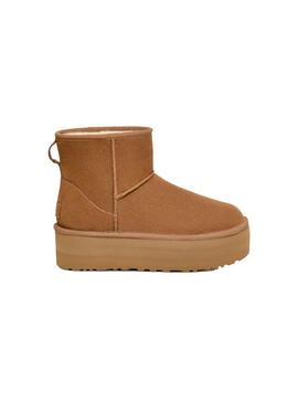 Bota Mujer Ugg Classic Mini Platform Chestnut