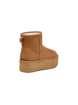 Bota Mujer Ugg Classic Mini Platform Chestnut