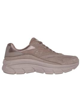 Zapatilla Skechers Mujer Modern D Lux Taupe