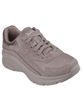 Zapatilla Skechers Mujer Modern D Lux Taupe