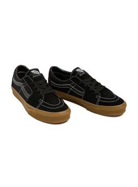 Zapatilla Hombre Vans Sk8-low Negra Caramelo