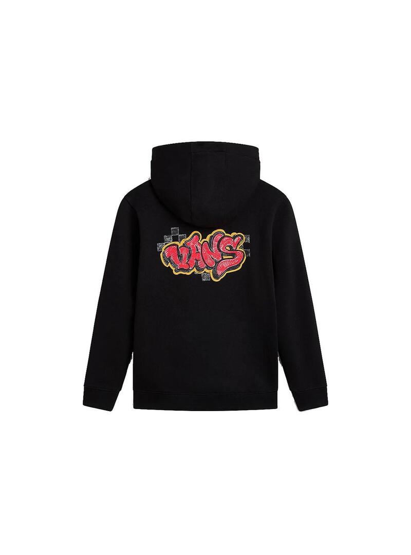 Sudadera Niño Vans Tagged Negra