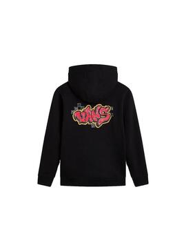 Sudadera Niño Vans Tagged Negra