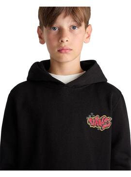 Sudadera Niño Vans Tagged Negra