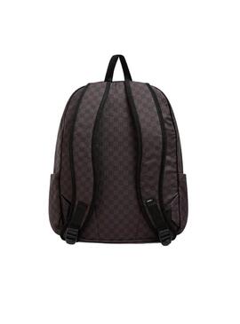 Mochila Unisex Vans Old Skool Check Gris Negro