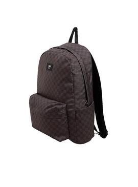 Mochila Unisex Vans Old Skool Check Gris Negro