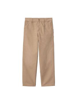 Pantalon Hombre Carhartt WIP Single Knee Camel