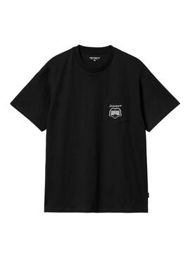 Camiseta Hombre Carhartt WIP Heart Train Negra