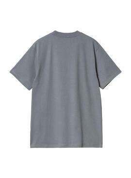 Camiseta Hombre Carhartt WIP Smart Gris