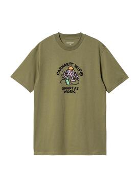 Camiseta Hombre Carhartt WIP Smart Verde