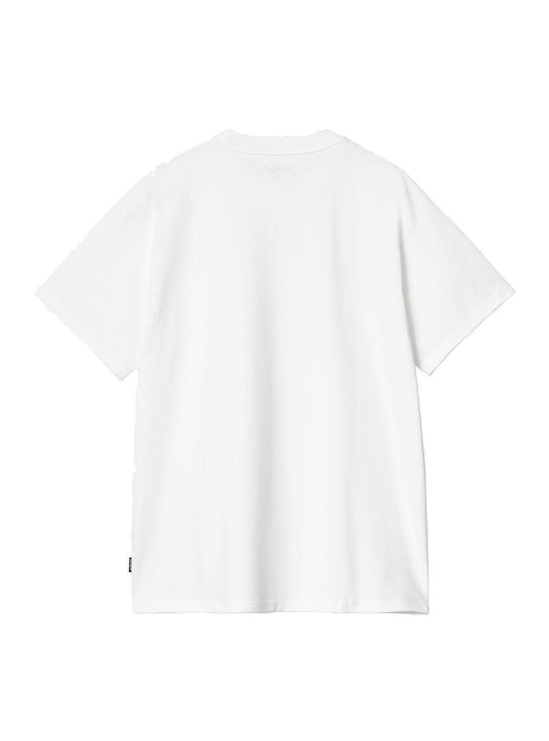 Camiseta Hombre Carhartt WIP Heart Train Blanca