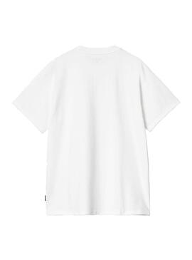 Camiseta Hombre Carhartt WIP Heart Train Blanca