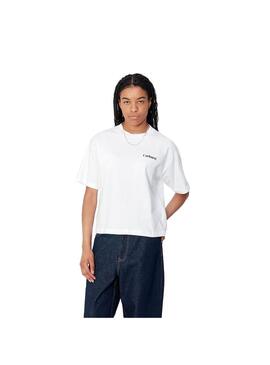 Camiseta Mujer Carhartt WIP Fold Leo Blanca