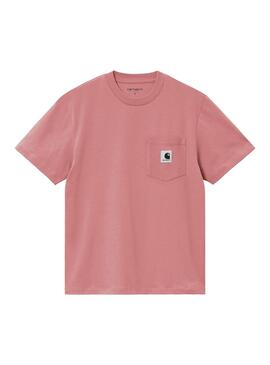 Camiseta Mujer Carhartt WIP Pocket Rosa