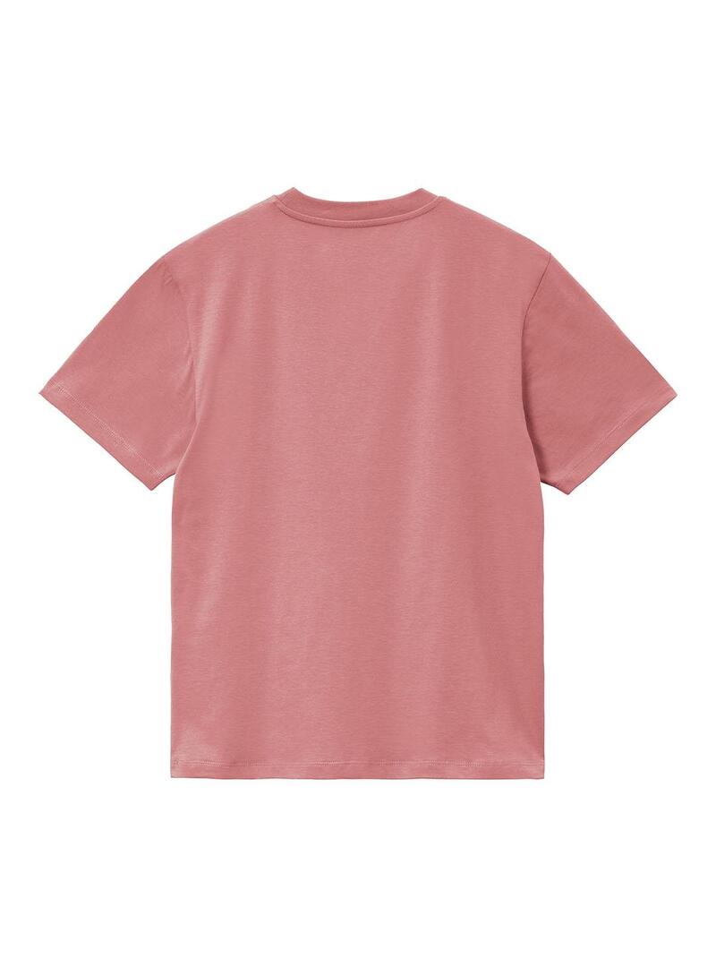 Camiseta Mujer Carhartt WIP Pocket Rosa