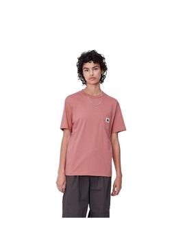 Camiseta Mujer Carhartt WIP Pocket Rosa