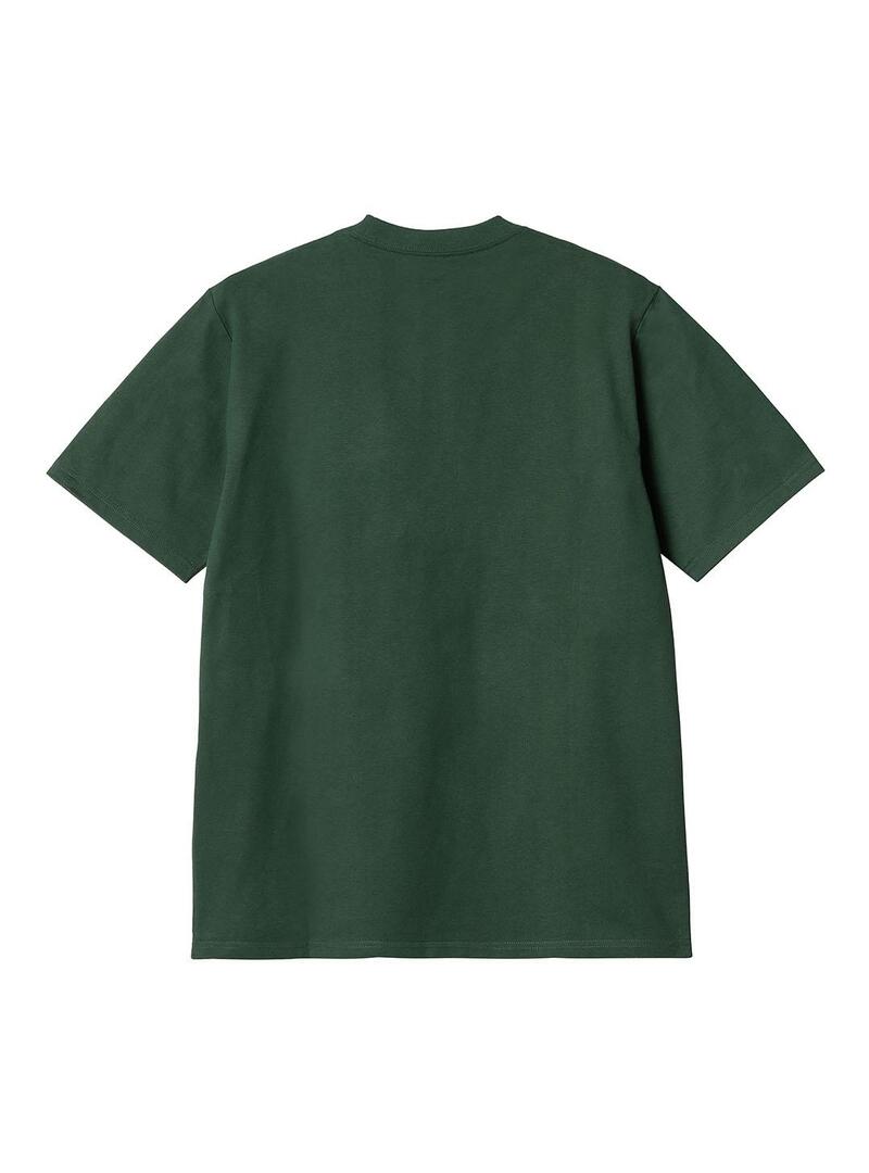 Camiseta Hombre Carhartt WIP  University Verde