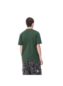 Camiseta Hombre Carhartt WIP  University Verde