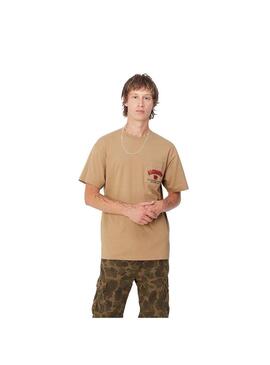 Camiseta Hombre Carhartt WIP Super Tired Marron