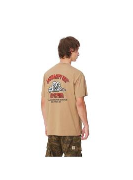 Camiseta Hombre Carhartt WIP Super Tired Marron