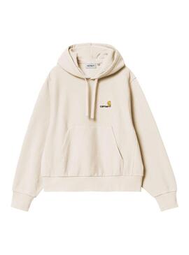 Sudadera Mujer Carhartt WIP American Beige