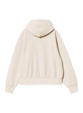 Sudadera Mujer Carhartt WIP American Beige