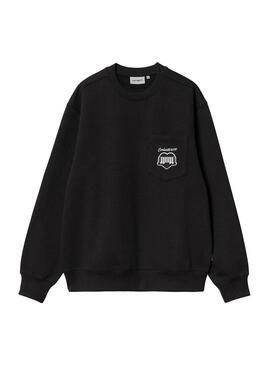 Sudadera Hombre Carhartt WIP Heart Train Negra