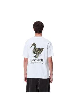 Camiseta Hombre Carhartt WIP Fold Duck Blanca