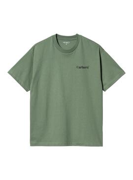 Camiseta Hombre Carhartt WIP Fold Duck Verde