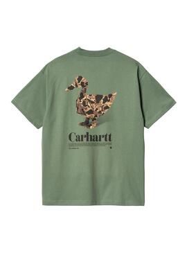 Camiseta Hombre Carhartt WIP Fold Duck Verde