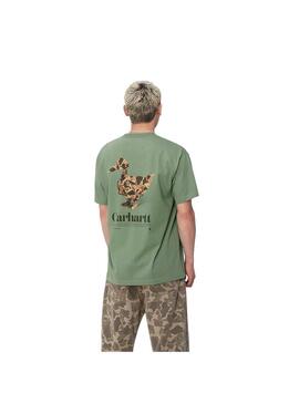 Camiseta Hombre Carhartt WIP Fold Duck Verde