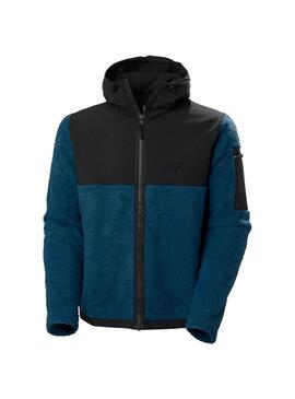 Chaqueta Polar Hombre Helly Hansen Patrol Pile Negro Azul