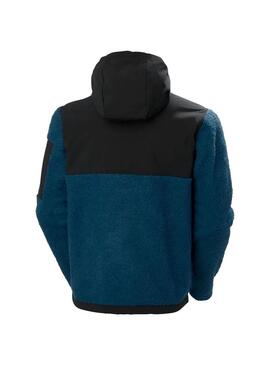 Chaqueta Polar Hombre Helly Hansen Patrol Pile Negro Azul