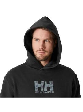 Sudadera Hombre Helly Hansen Graphic Negro