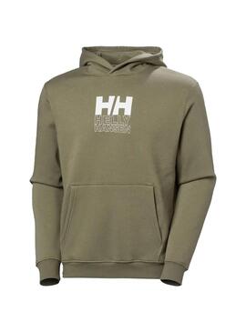 Sudadera Hombre Helly Hansen Graphic Verde